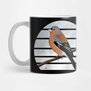 Chaffinch Winter Snow Bird Watching Birding Ornithologist Gift Mug